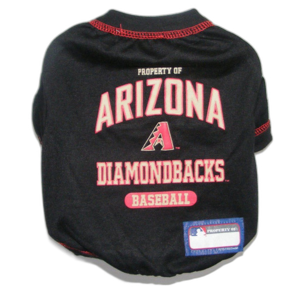 MLB Other - ARIZONA DIAMONDBACK Pet Shirt, S, Black Tee, MLB, PETS FIRST, Baseball